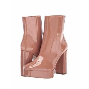 Madden‎ Chunky Platform Bootie 10 Patent Leather $89 70's Punk 60' Mod Retro